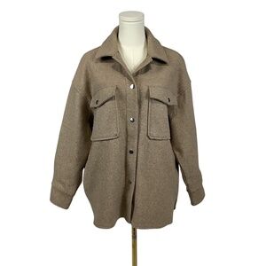 Zara Oversized Wool Shirt